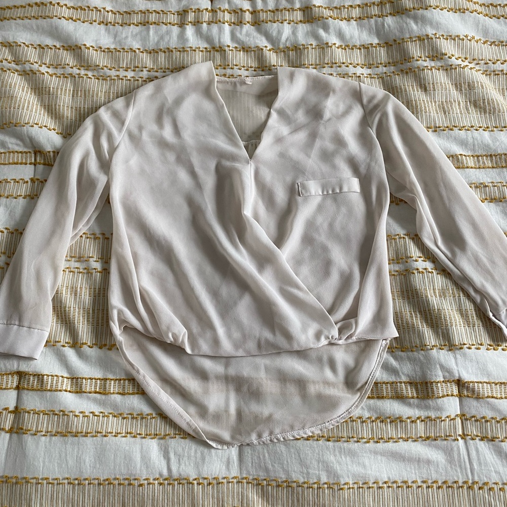 White Sheer Blouse